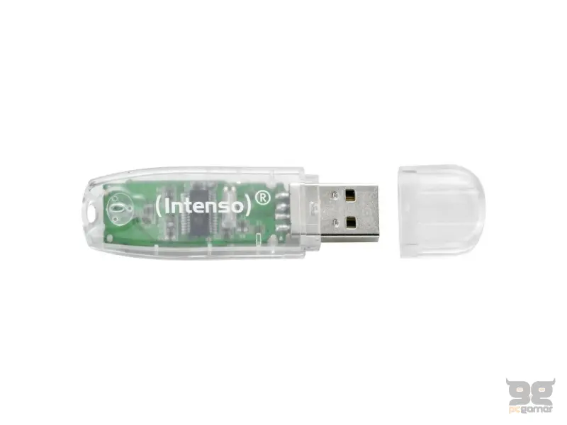Intenso USB Flash Drive 32GB USB 2.0 Transparent