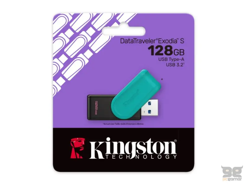 KINGSTON 128GB DataTraveler Exodia S USB 3.2 Gen1 DTXS/128GB 