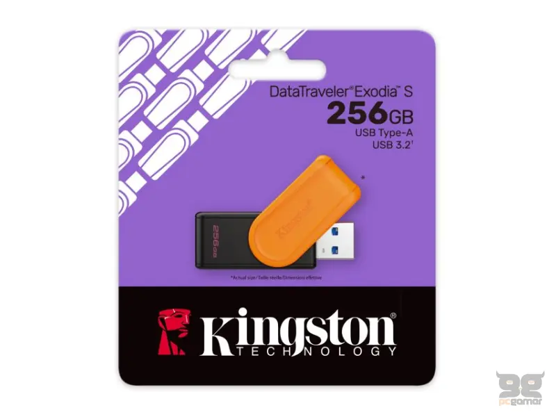 KINGSTON 256GB DataTraveler Exodia S USB 3.2 Gen1 DTXS/256GB 
