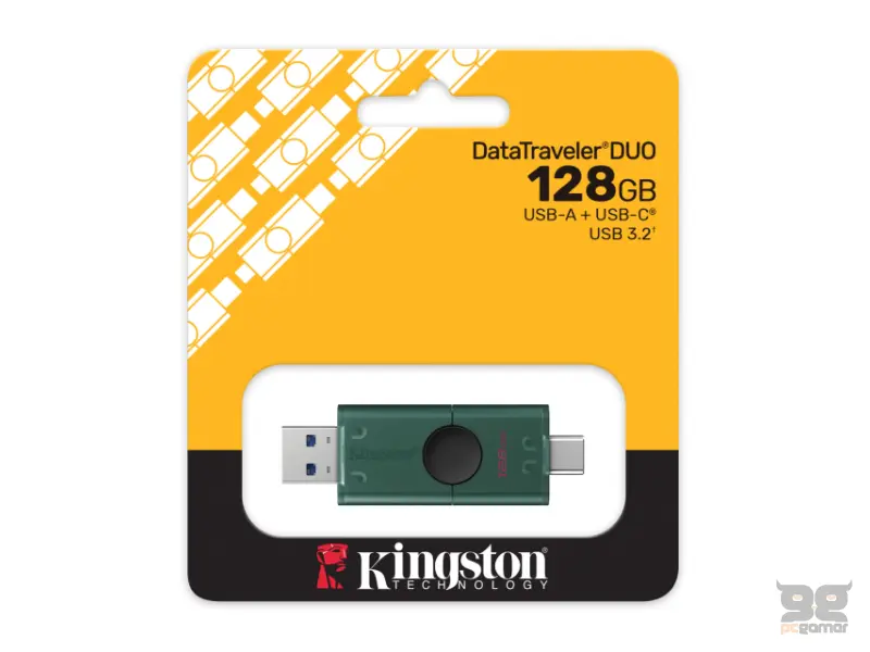 KINGSTON 128GB DataTraveler Duo Gen2 3.2/USB flash DTDEG2/128GB  crni 