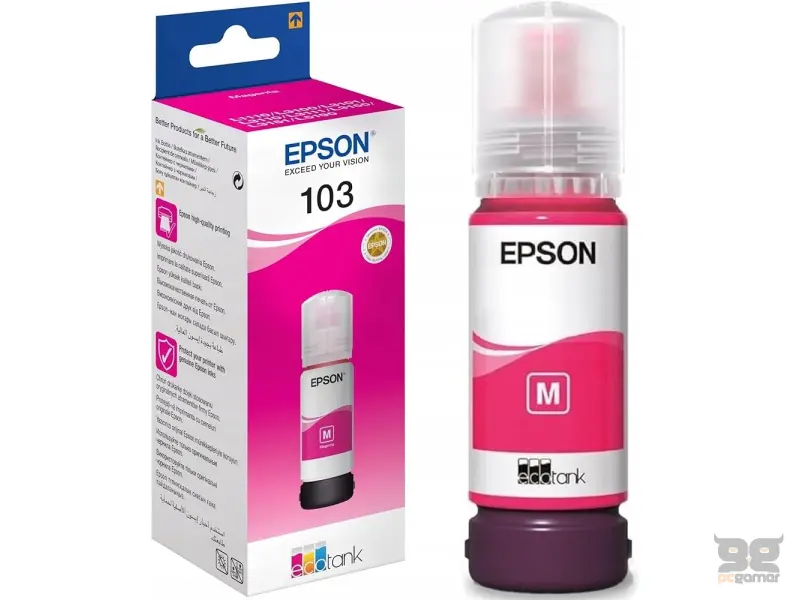 103 EcoTank Magenta ink bottle