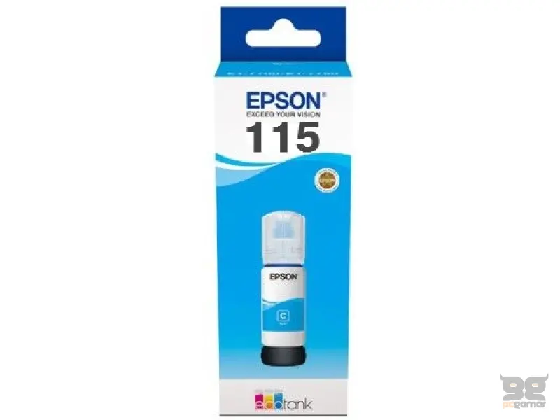 115 EcoTank Cyan ink bottle