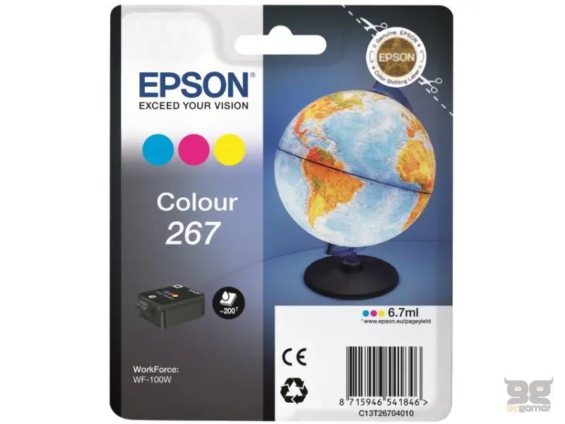 EPSON T267 color kertridž 