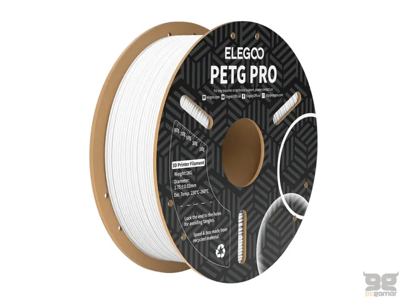 ELEGOO PETG Pro Filament (White)