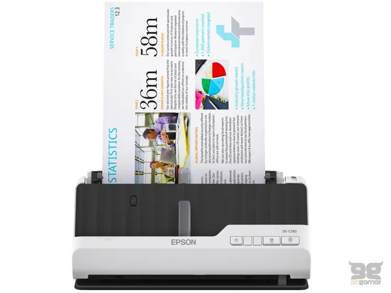 WorkForce DS-C330,Compact desktop A4 sheet-fed scanne