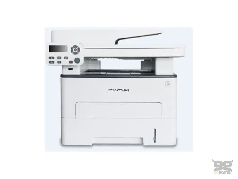 Pantum LASER Mono MFP M7100DW print 35ppm, 1200x1200dpi, Copy 35cpm, , Scan 25ppm (Scan to PC, E-mail, FTP, thumb drive, IOS/Android), CPU 525MHz, 256MB, ADF 50-sheet, Input tray 250-sheet, Output tray 120-sheet, Duplex, Network, Wireless, NFC, monthy up to 60000 pages (toneri 1500/3000/6000 strana, drum 12000 strana)