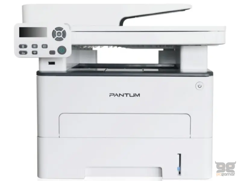 Pantum LASER Mono MFP M7105DW print 33ppm, 1200x1200dpi, Copy 33cpm, , Scan 24ppm (Scan to PC, E-mail, FTP, thumb drive), CPU 525MHz, 256MB, ADF 50-sheet, Input tray 250-sheet, Output tray 120-sheet, Duplex, Network, Wi-Fi, NFC, monthy up to 80000 pages (toneri 6000/11000 strana, drum 25000 strana)