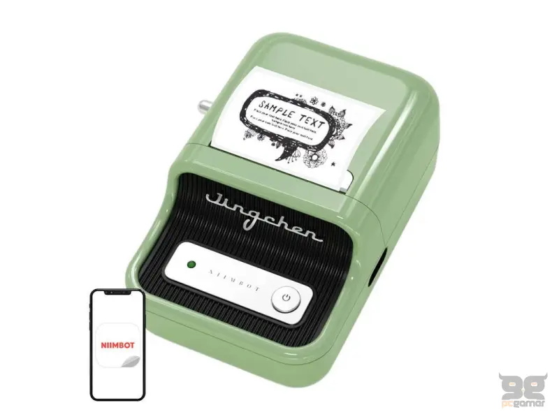 NIIMBOT B21 Portable Label Printer Green