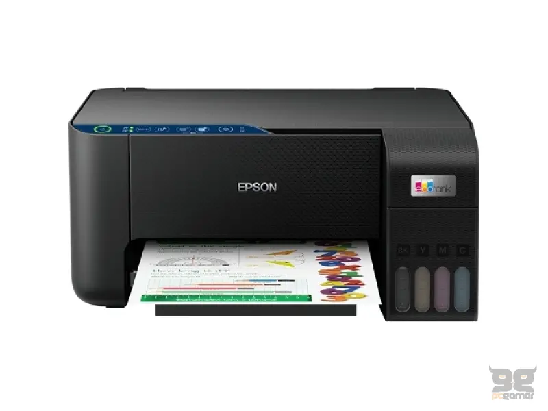 EcoTank L3271 Color AiO A4, (plavi kontrolni panel), Print 33/15 ppm 5760 x1440dpi, Copy, Scan(1200x2400dpi), Bordless print, Wireless+USB, Wi-fi Direct, Smart Panel, 4 x 65ml: u pakovanju dolazi 2x Black 103 and 1x Cyan103 Magenta 103,Yellow 103)