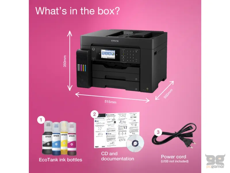 EPSON L15160 A3+ EcoTank ITS (4 boje) multifunkcijski inkjet štampač 