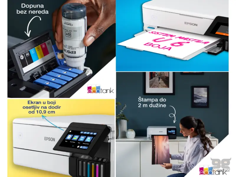 EPSON L8160 EcoTank ITS (6 boja) foto multifunkcijski štampač 