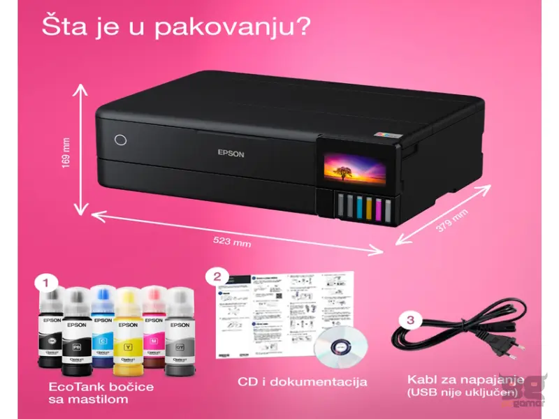 EPSON L8180 EcoTank A3 ITS (6 boja) Photo multifunkcijski štampač 