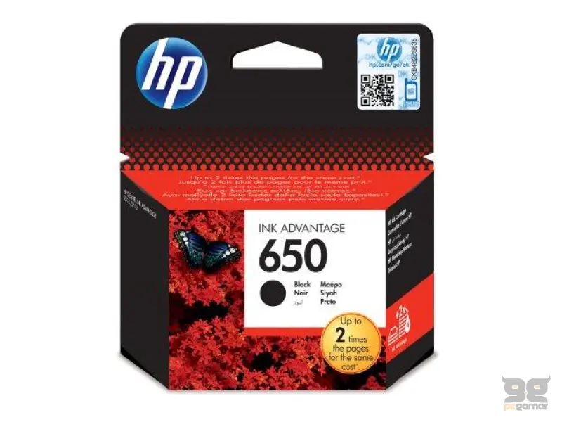 HP 650 Black Ink Cartr ,HP Deskjet Ink Advantag 2515,3515