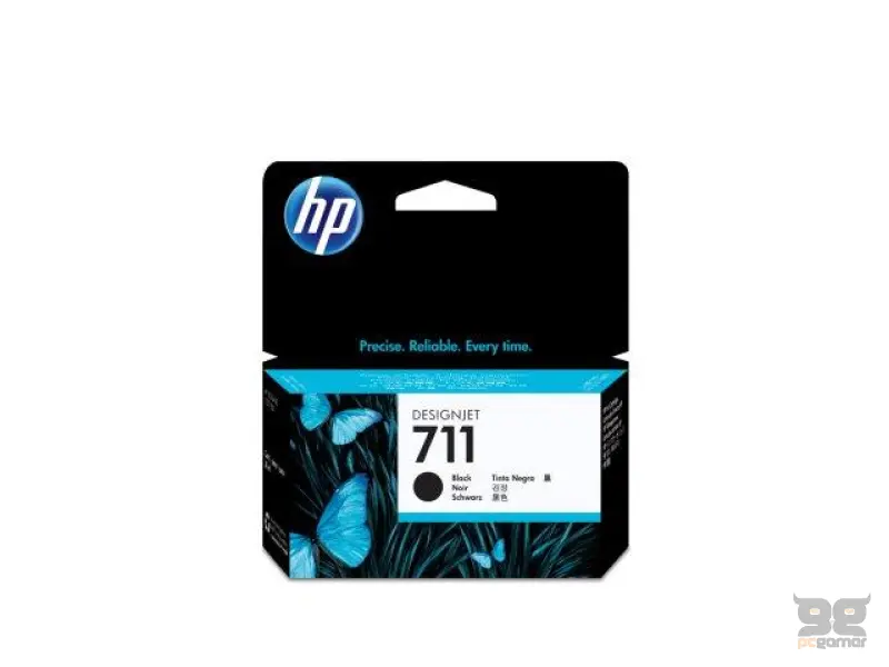 HP No.711 38ml Black Designjet Ink Cartridge [CZ129A] za plotere T120/ T520