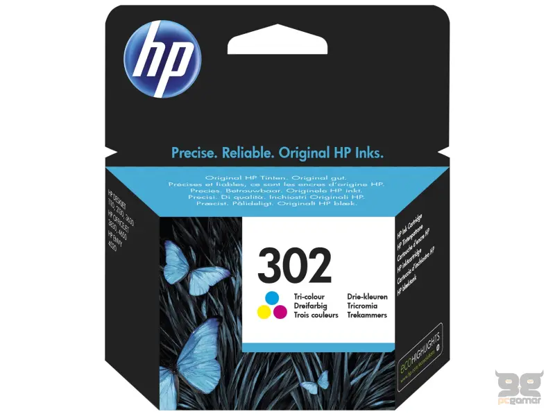 HP 302 Tri-color Original Ink Cartridge