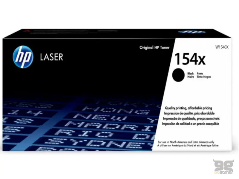 HP 154X High Yield Black Original LaserJet Tank Toner Reload Kit