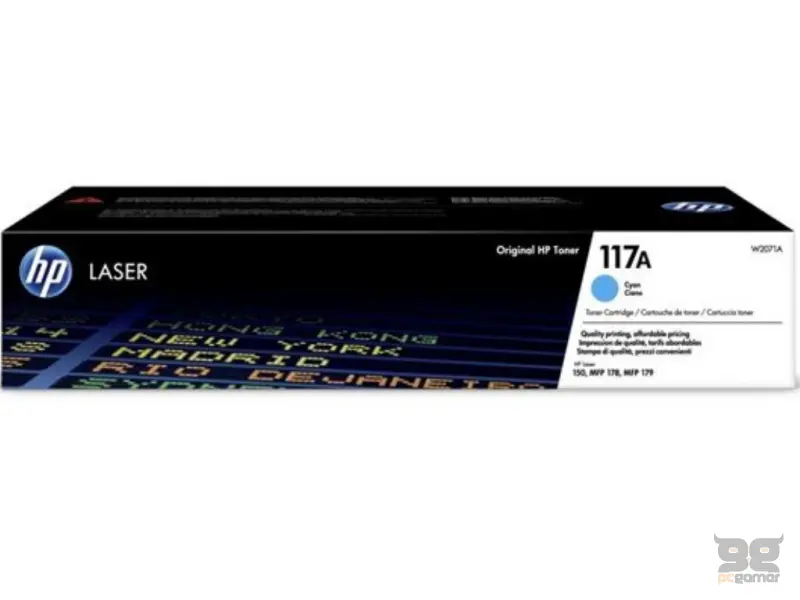HP 117A Cyan Original Laser Toner Cartridge/5T