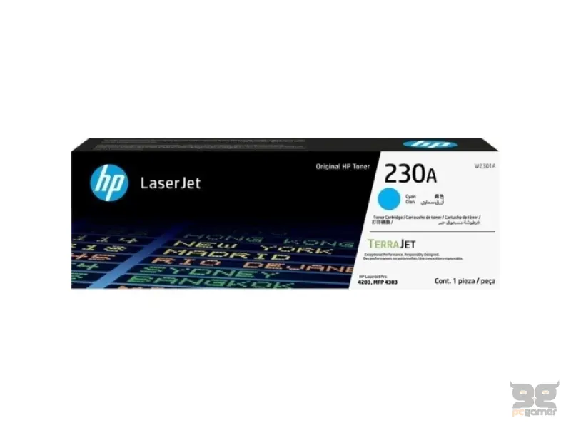 HP 230A Cyan Original LaserJet Toner Cartridge