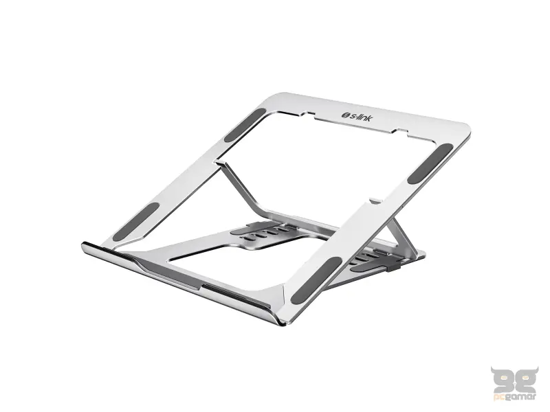 S-Link Notebook stand SL-AL11, 6-Steps, Foldable, Aluminium