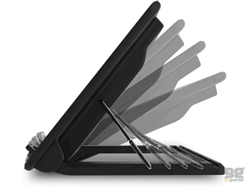 COOLER MASTER Postolje za laptop NotePal ERGOSTAND IV (R9-NBS-E42K-GP), crno 