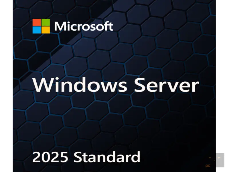 Windows Svr Std 2025 64bit English 1pk DSP OEI DVD 16 core