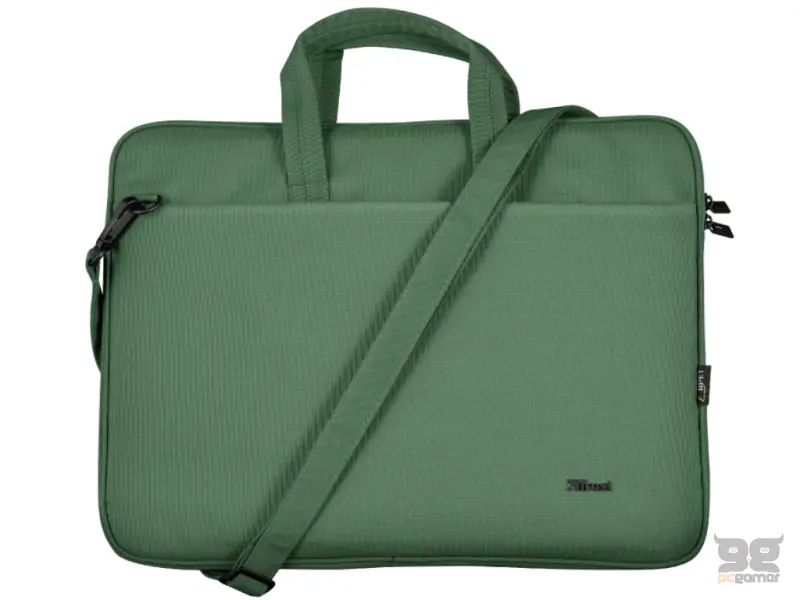 TRUST Bologna Eco-friendly Slim laptop bag for 16 inch laptops - Green