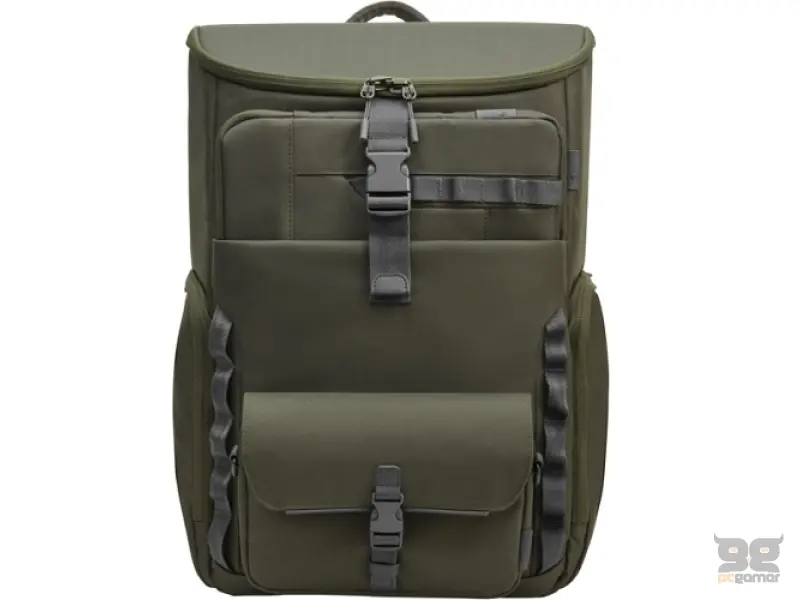 HP 15.6-inch Modular Laptop Backpack Gray/Green