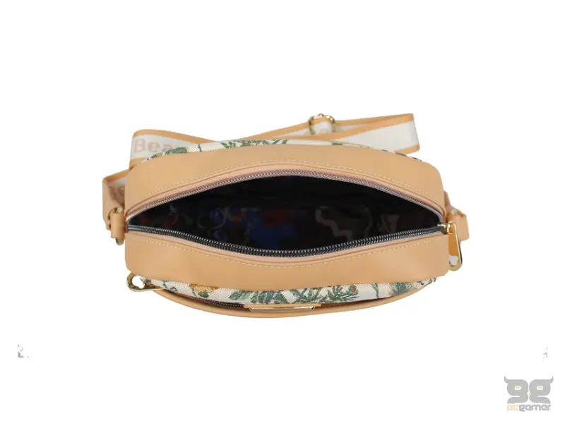 HENNEY BEAR H-1194 FLORAL SUMMER BEIGE Torba 