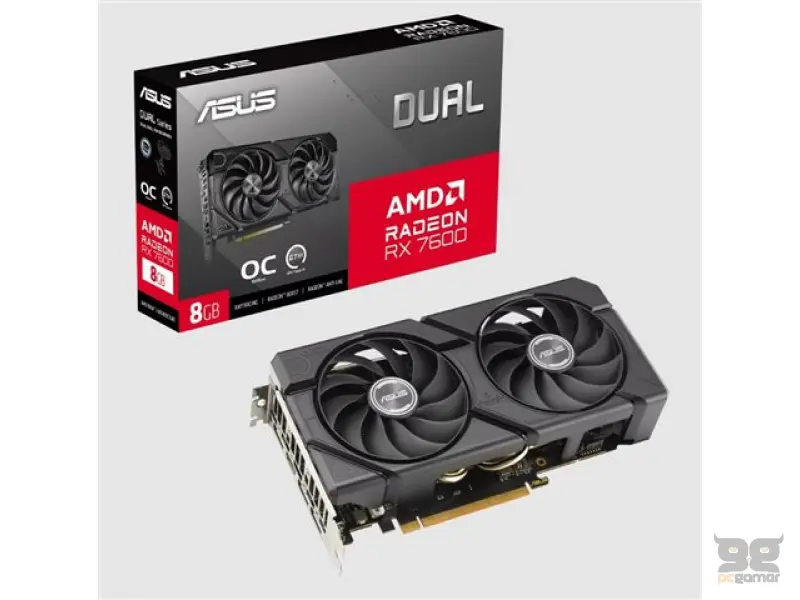 VGA AS DUAL-RX7600-O8G-EVO