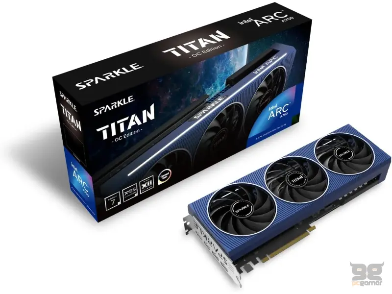 Intel VGA A750 8GB Sparkle Arc Titan OC