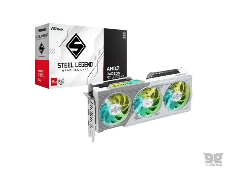 AsRock VGA RX 9060 XT 16GB Steel Legend OC
