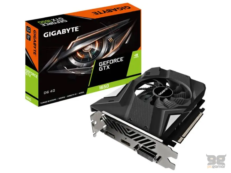 GIGABYTE nVidia GeForce GTX 1650 4GB 128bit GV-N1656D6-4GD rev 2.0 