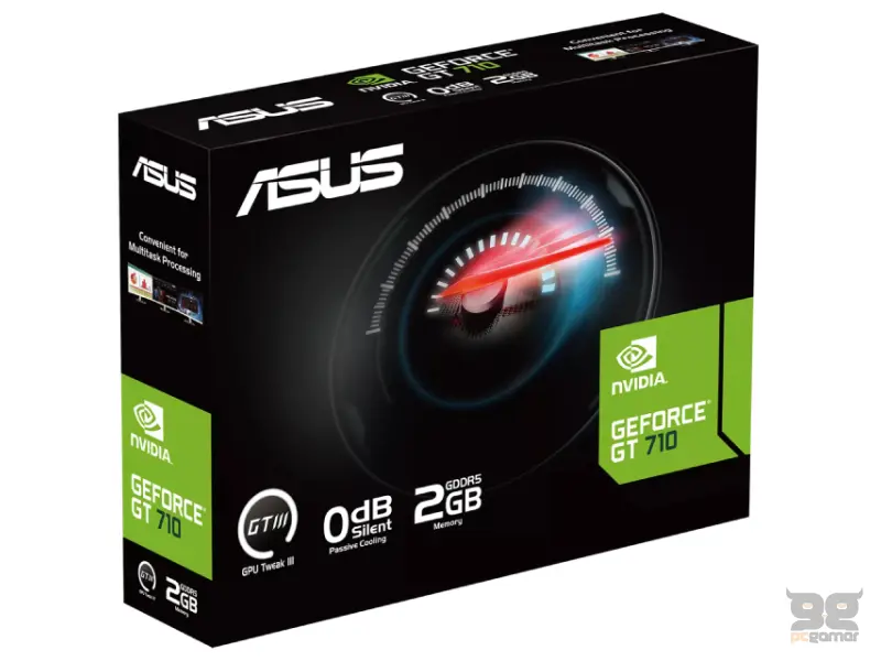 ASUS nVidia GeForce GT 710 2GB 64bit GT710-SL-2GD5-BRK-EVO 