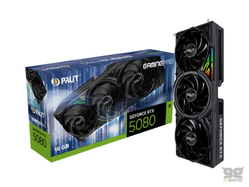 PALIT nVidia GeForce RTX 5080 16GB 256bit RTX 5080 GamingPro 