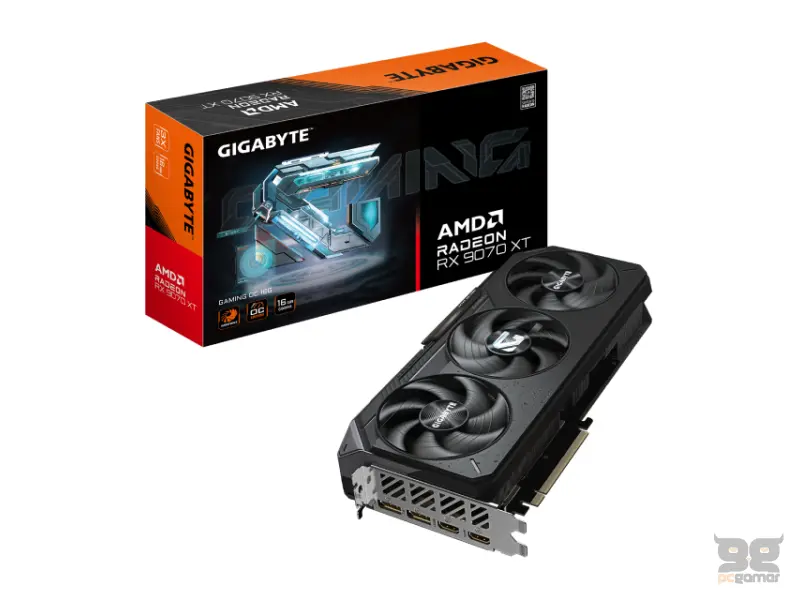 GIGABYTE AMD Radeon RX 9070 XT GAMING OC 16GB GV-R9070XTGAMING OC-16GD rev. 1.0 