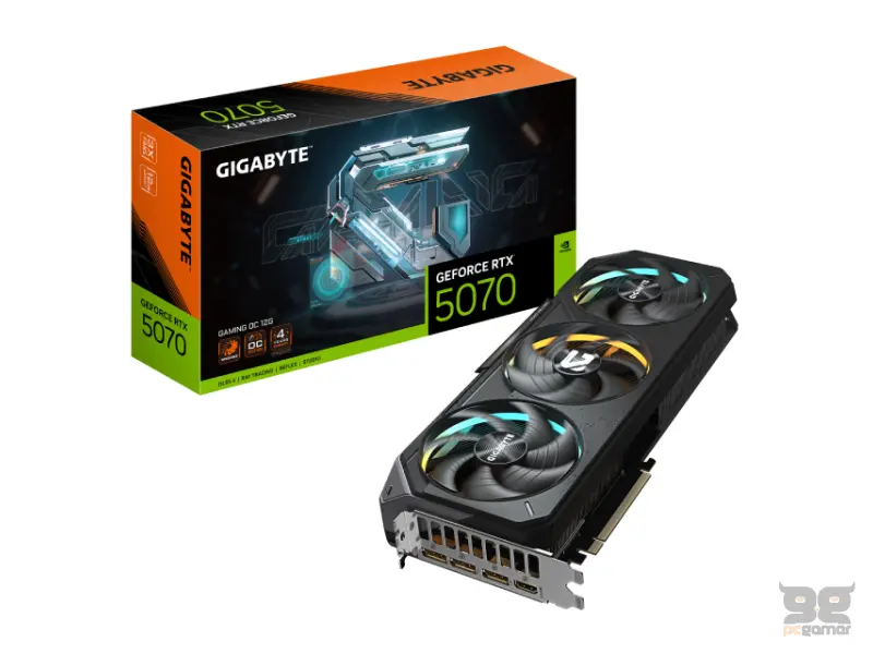 GIGABYTE nVidia GeForce RTX 5070 GAMING 12GB 192bit GV-N5070GAMING OC-12GD rev 1.0 
