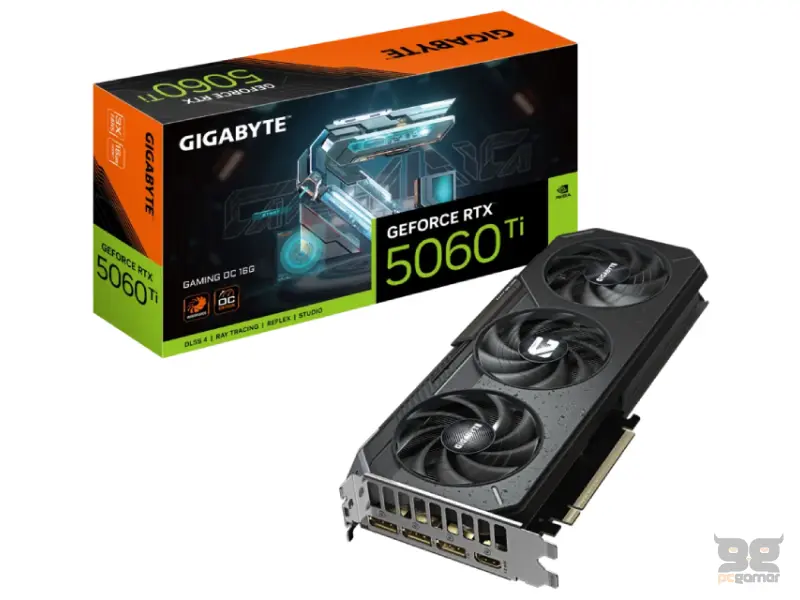 GIGABYTE nVidia GeForce RTX 5060 Ti GAMING 16GB 128bit GV-N506TGAMING OC-16GD rev. 1.0 