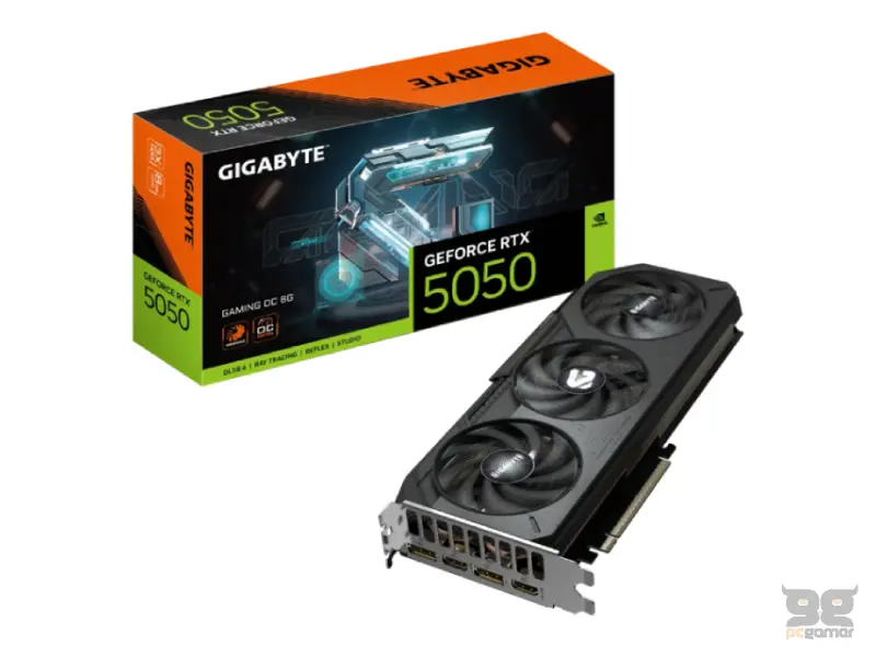 GIGABYTE nVidia GeForce RTX 5050 GAMING OC 8GB 128bit GV-N5050GAMING OC-8GD rev 1.0 