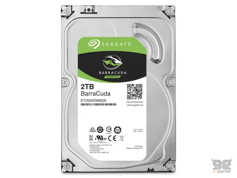 SEAGATE 2TB 3.5 inča SATA III 256MB 7.200rpm ST2000DM008 Barracuda 