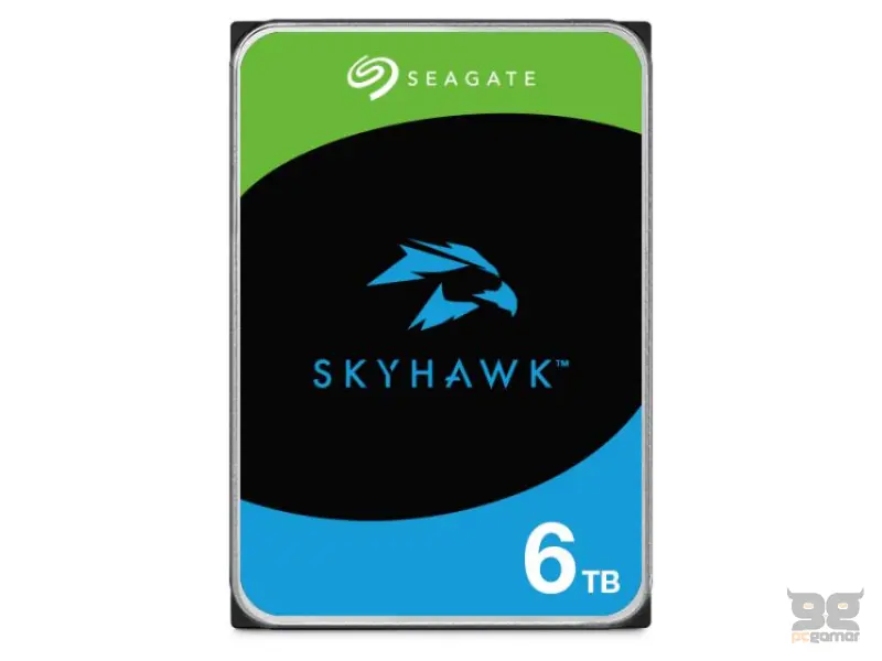SEAGATE 6TB 3.5 inča SATA III 256MB ST6000VX009 SkyHawk Surveillance 