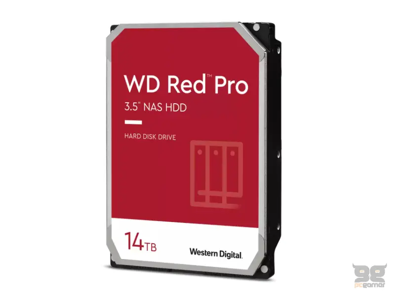 WD 14TB 3.5 inča SATA III 512MB 7200rpm WD142KFGX Red Pro 