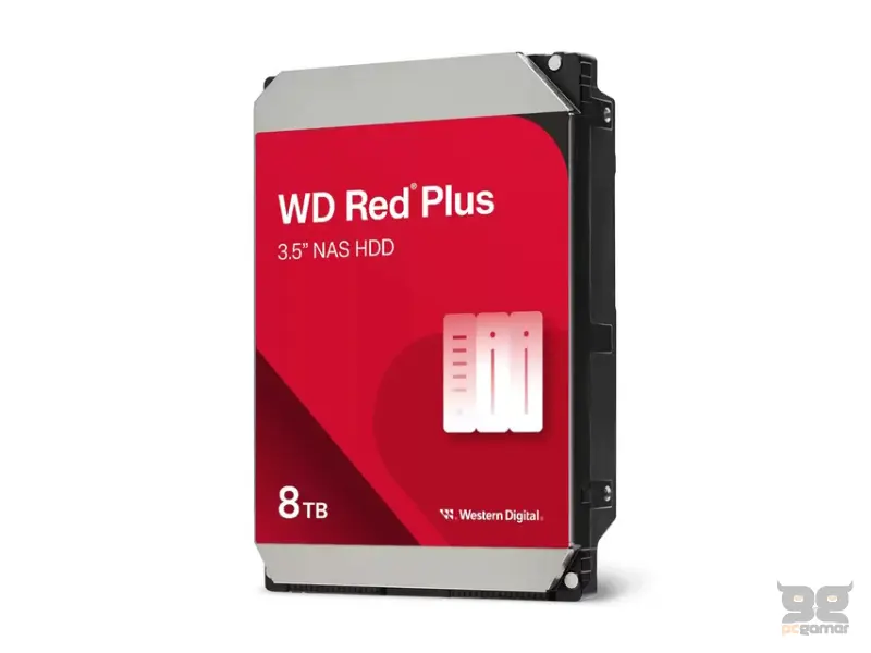 WD 8TB 3.5 inča SATA III 256MB IntelliPower WD80EFPX Red Plus 
