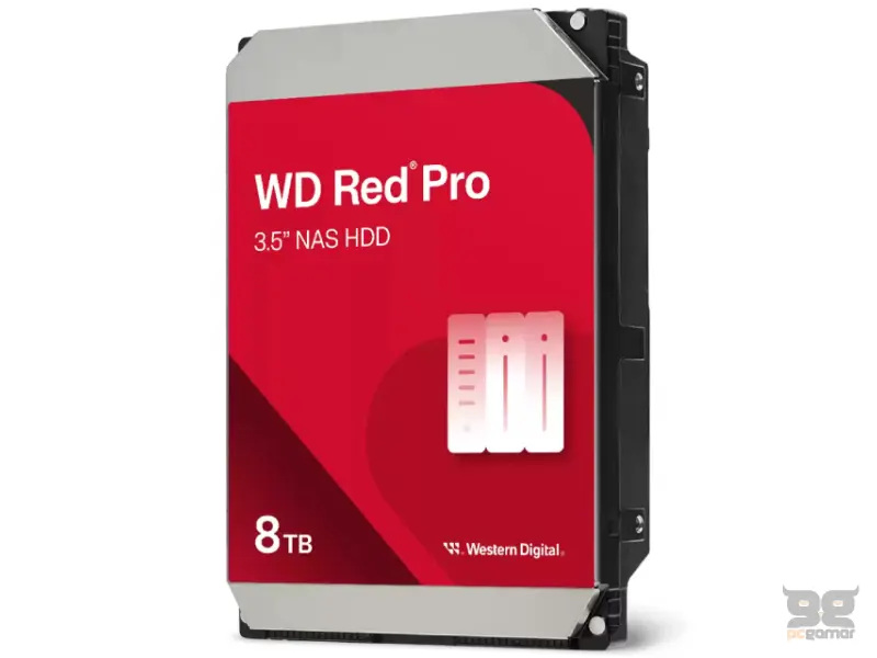 WD 8TB 3.5 inča SATA III 256MB 7.200 WD8005FFBX Red Pro 