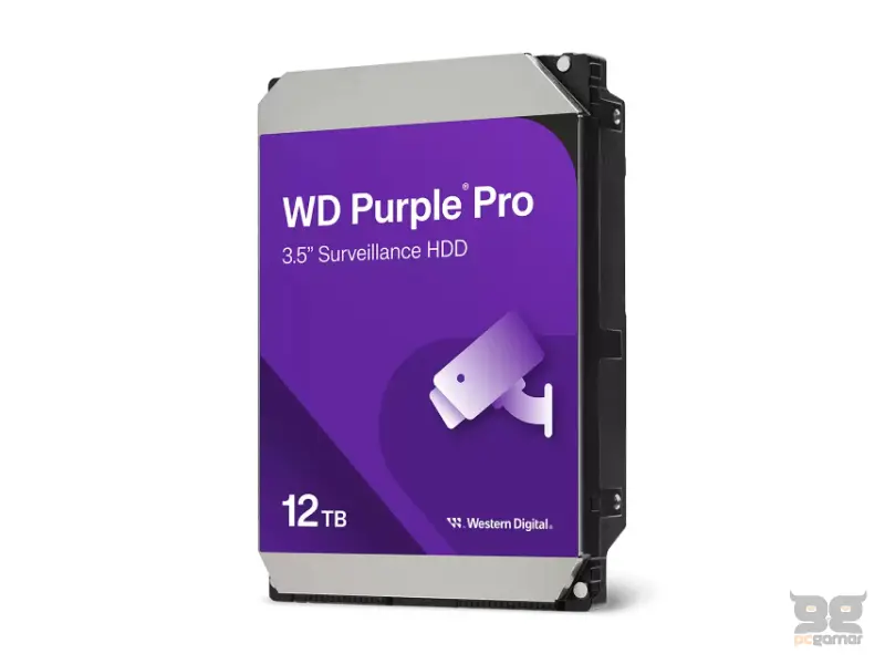 WD 12TB 3.5 inča SATA III 512MB 7.200rpm WD122PURP Purple Pro 