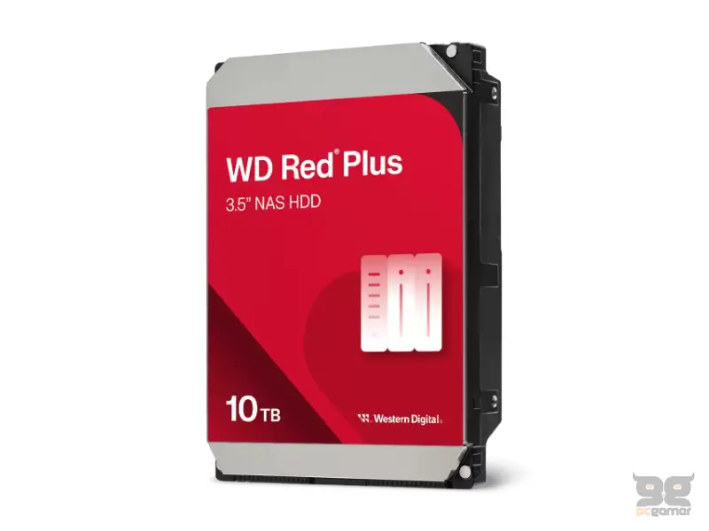 WD 10TB 3.5 inča SATA III 512MB 7200rpm WD100EFGX Red Plus 