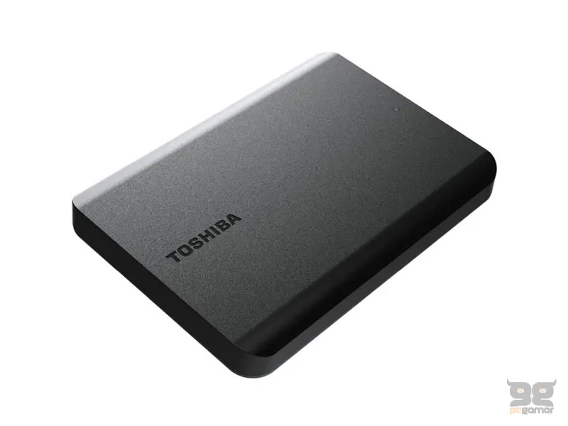 TOSHIBA Eksterni HDD 2TB, USB 3.2 Gen 1, 2.5" CANVIO Basics, Black, Matt finish