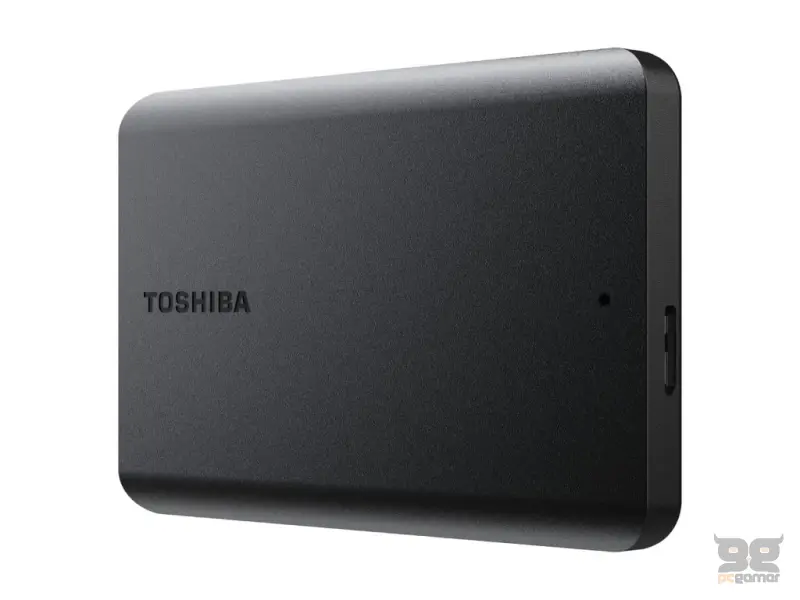 TOSHIBA Eksterni HDD 4TB, USB 3.2 Gen 1, 2.5" CANVIO Basics, Black, Matt finish