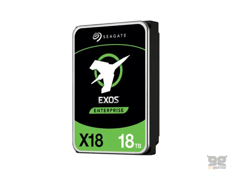 SEAGATE 18TB Exos X18 Enterprise HDD, 7200 RPM, 256MB cache, 270 MB/s, SATA III