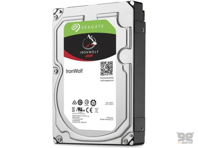 SEAGATE IronWolf NAS HDD 4TB, ST4000VN006, 256MB cache, SATA 6Gb/s, 5400 rpm