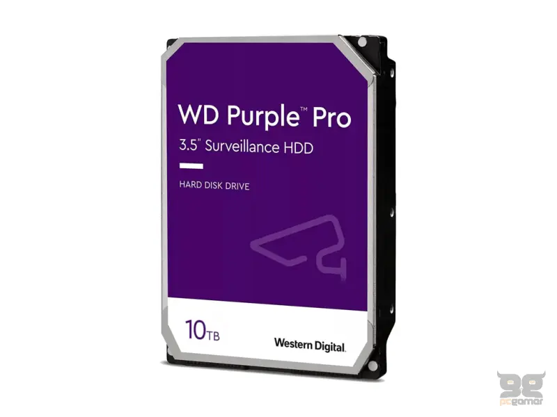 WD PURPLE PRO Surveillance HDD 10TB SATA 6 Gb/s, 256 MB Cache, 3.5", 7200 rpm